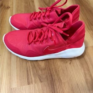Nike Women's Red and White Sneakers
